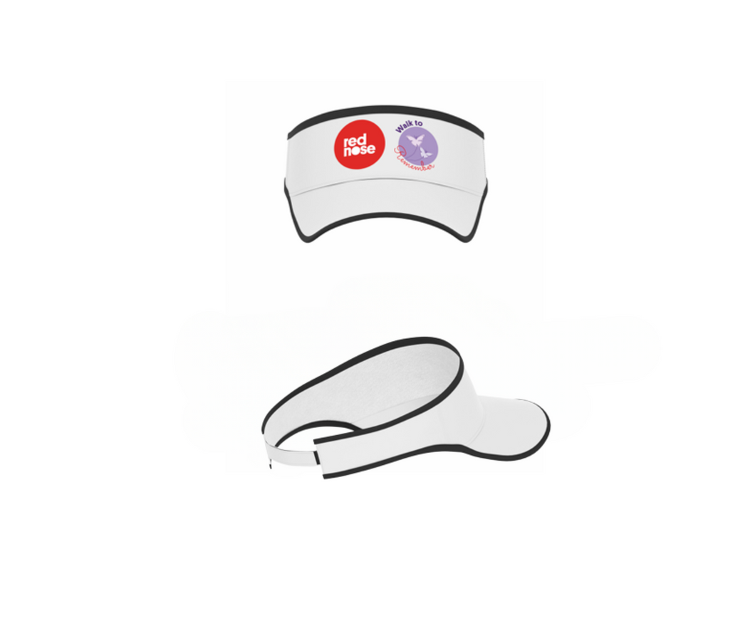 2025 Red Nose Walk to Remember Visor