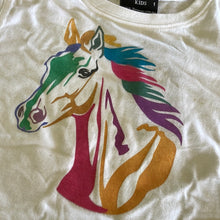 Kids Rainbow Horse head print size 1